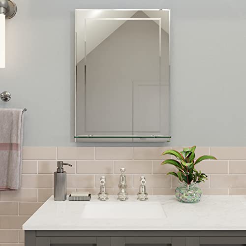 Croydex Devoke Double Layer Wall Mirror 28-Inch x