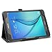 WOFALA Samsung Galaxy Tab A 8.0 Case - Ultra Slim Lightweight Smart Cover Stand Case With Auto Sleep/Wake Feature For Samsung Galaxy Tab A Tablet (8.0 inch Display, 2015 Version)-Black