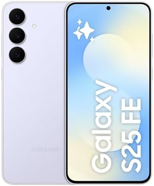 Galaxy S25 FE 256GB, telemóvel com IA, moldura leve de 7,5mm, ecrã FHD+ de 6,7", câmara de 50MP, Exynos 2400, 8GB de RAM, garantia do fabricante 3 anos + 1 ano extra, preto intenso (versão espanhola)