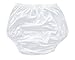 Haian Adult Incontinence Pull-on Plastic Pants Color White 3 Pack (Large)