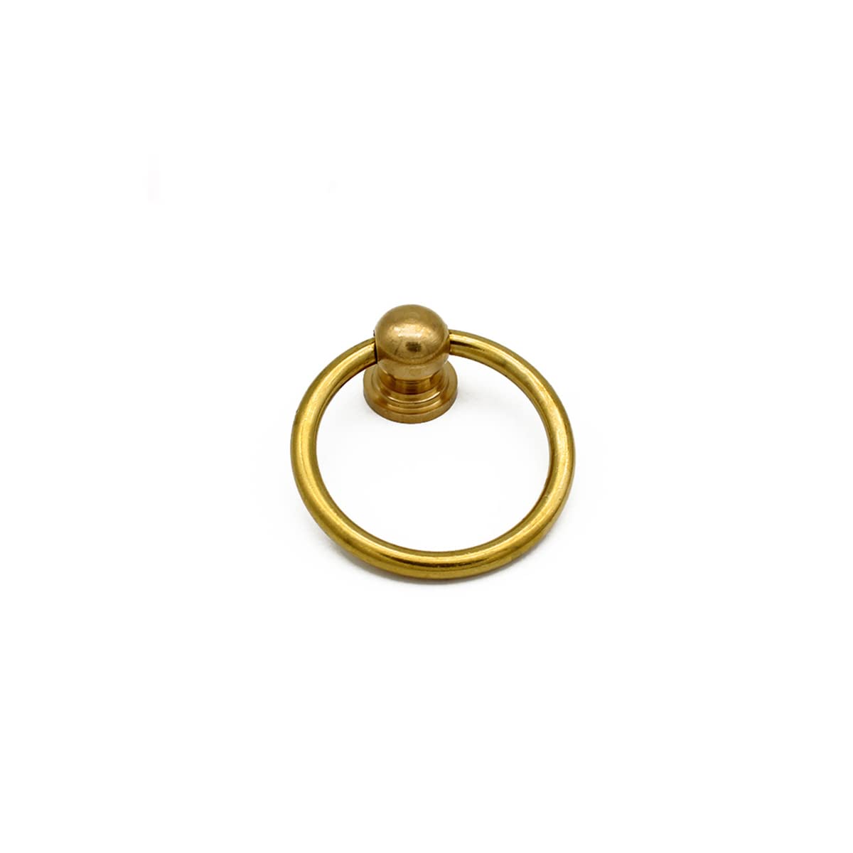 Cabinet Door Knob Dia. 41mm Round Ring Furniture Drawer Handle Mushroom Kitchen Cupboard Pull Copper