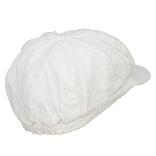 Fire Mario Luigi Embroidered Newsboy Cap - Red M-L