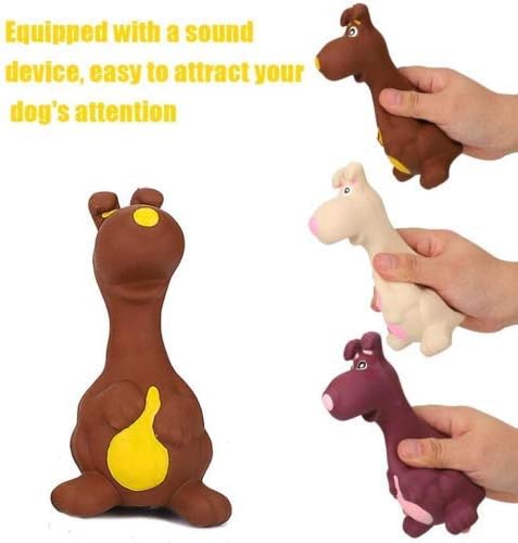 PETS EMPIRE Dog Squeaky Toys Cartoon Sound Toy Soft Non-Toxic Squeak Latex Puppy (Pack of 3) - Image 4