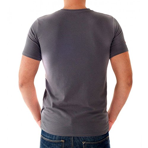 awg - all weather gear men's polyester round neck t-shirt - dark grey