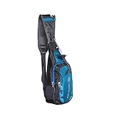 Qflmy Waterproof Casual Cross Body bag Outdoor Sling Chest Pack for Cycling Hiking Camping Travel