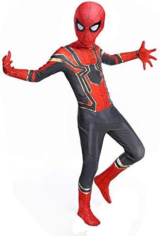 YongEnShang The Spider-Verse Kids Bodysuit Spiderman Superhero Costumes Lycra Spandex Halloween Cosplay Costumes