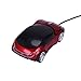 HDE Sports car Wired 3D Optical Mouse With Chrome Wheels for Computer PC Laptop (Red)