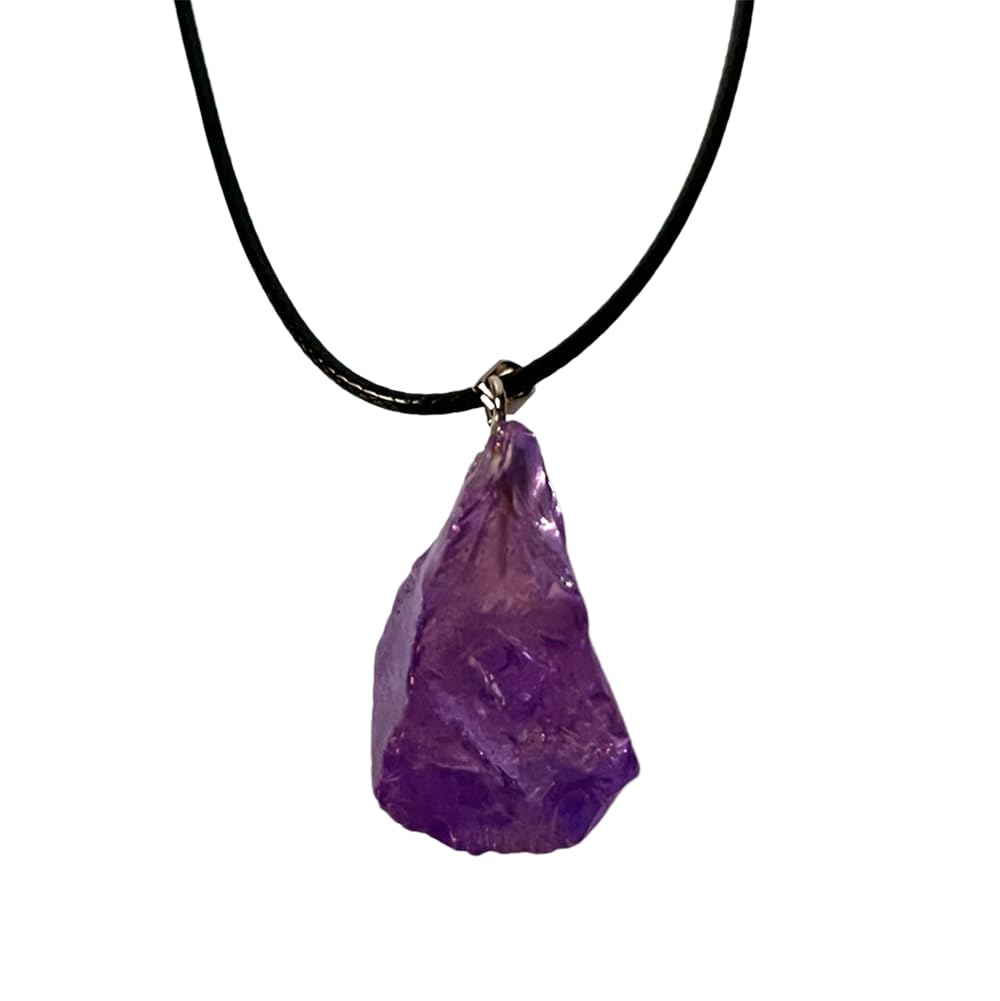 VIE Electroplated Quartz Pendant (Purple)