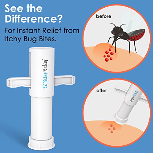 YARKOR EZ Bites Relief Bug Bite Suction Tool 2 Pcs, Bee Sting Pump Natural Itch Relief, and
