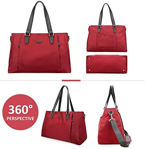 ECOSUSI Duffel Bag Women Overnight Weekender Bag 25L Nylon Carry On Bags Hospital Tote Bag Ladies Travel Bag with Trolley Sleeve, Shoe Bag, Wet Pocket 7 ECOSUSI Duffel Bag Women Overnight Weekender Bag 25L Nylon Carry On Bags Hospital Tote Bag Ladies Travel Bag with Trolley Sleeve, Shoe Bag, Wet Pocket