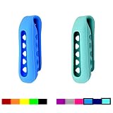 Colorful Replacement Clip Holder for Fitbit One Wireless Activity Plus Sleep Tracker (2PCS - ROYAL BLUE & TEAL)