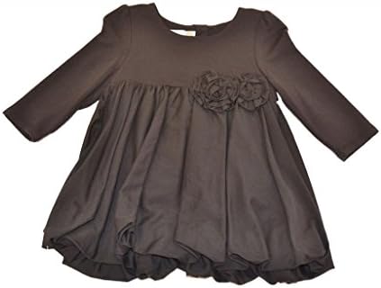 Lotus Springs Baby Girls' Bubble Dress 18-24 Mos Mocha