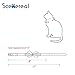 Bowtie Cat Collars Adjustable Necklace Pink Soft and Safe for Small Dogs Animals Set of 2