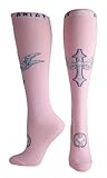 Ariat Women's Cross/Wings Knee High Socks