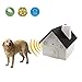 Super Outdoor and Indoor Ultrasonic Dog Bark Control Anti Barking Device Sonic Bark Deterrents with Hanging Hole in 2017 Newest Birdhouse Shape (Black)