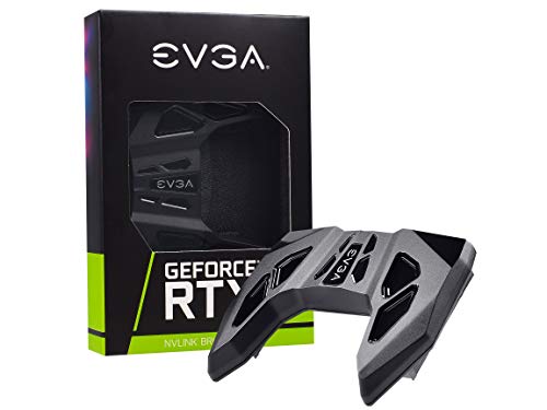 EVGA GeForce RTX NVリンクSLIブリッジ、4スロット間隔、RGB LED（100-2W-0030-LR）並行輸入 EVGA GeForce RTX NV Link SLI Bridge, 4-Slot Spacing, RGB LED (100