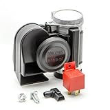 Stebel 11690019 - Nautilus Compact Mini Air Horn Black by Stebel