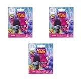 Set of 3: DreamWorks Trolls Surprise Mini Figure Series 3 - Inspired by the DreamWorks Trolls Animated Movie.