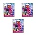 Set of 3: DreamWorks Trolls Surprise Mini Figure Series 3 - Inspired by the DreamWorks Trolls Animated Movie.