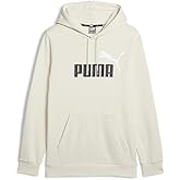 PUMA Mens Essentials Two-Tone Sleeve Hoodie Casual Outerwear Casual - White - Size XL