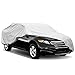 KAKIT Car Cover for Sedan Outdoor, Auto Vehicle Cover Univelsal Fit Windproof/UV Resistant/Waterproof/Dustproof, Free Windproof Ribbon & Anti-Theft Lock,Fits 185