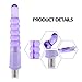 Full-Automatic Thrusting Sex Machine Accessories Combination, Silicone Huge Dildo for Women Clitoris Stimulation(3 Attachments) (Size-3)