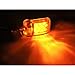 Krator TL-GJ-047-2 Turn Signals Lights (Custom Chopper Motorcycle Led Amber Blinkers Flashers Leds)