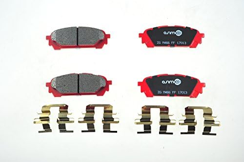 ASIMCO USA - APD1004-3720 - Advanced Preformance Brake Pad Service Kit (4 Pads)