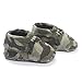 LIVEBOX Infant Baby Moccasins Soft Sole Army Camouflage Anti-Slip Tassels Prewalker Toddler Shoes (L: 12~18 Months, Camo Green)