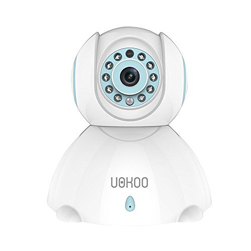 IP Camera, UOKOO 720P WiFi Security Surveillance Camera with Pan/Tilt and P2P Audio, IP Webcam with Microphone, Nanny Cam with Night Vision C42