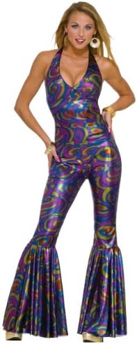 Zoogster womens Sexy Disco Jumpsuit X-Small/Small
