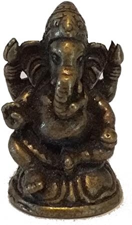 San Jewelry Amulets Lord Ganesh Ganesha Hindu Deity God Success Mini Ball Real Amulet Nice Gift