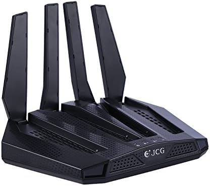 Dual Band Router, JCG AC1200 Wireless 2.4G/300Mbps + 5G/867Mbps Wi-Fi Router with 4 Antennas, 1 USB 2.0 Port (JHR-AC836M)