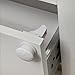 Magnetic Cabinet Locks Child Safety Baby Proof With One Key For Maximum Security Drawers and 2 Door Stoppers