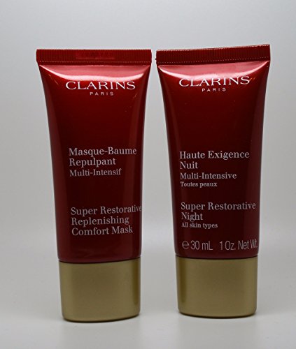 2 X Clarins Super Restorative Replenishing Comfort Mask 30 Ml