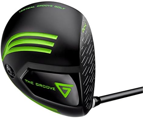 Vertical Groove Golf Right Handed Driver - 450cc Titanium Head with Aldila NV2K Shaft - Used by Pro Golfers on PGA Tour, PGA Tour Champions and USGA Approved