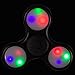 Windy City Novelties LED Glow Premium Fidget Focus Spinner Toy for Stress Relief, ADHD, Anxiety & Rave/EDM (Black)