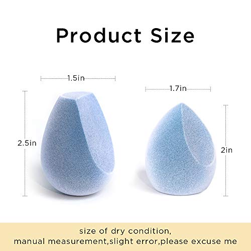 JUNO & Co. Microfiber Velvet Sponge, Latex-Free, Dual Layer Technology, Flawless Makeup Blender for Foundations, Powders and Creams (Holiday Bundle)