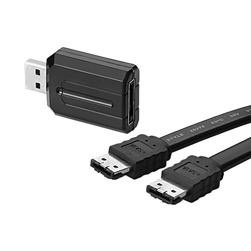 SIENOC USB 3.0 to eSATA External SATA 3Gbps Convertor Adapter for 2.5