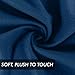 Utopia Bedding Fleece Blanket Twin Size Navy Soft Cozy Sateen Bed Blanket Microfiber