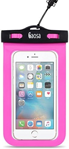 Universal Waterproof bag for Iphone 6S,SE,6,6 Plus,Outdoor activities case for Boating Kayaking Rafting Swimming,Phone protect from Water Dust and Dirt-IPX8 to 82 Feet
