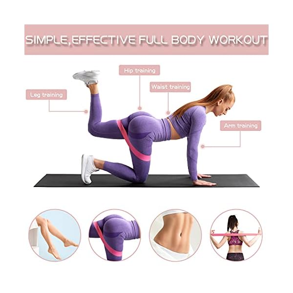 Resistance-Bands-Resistance-Loop-Exercise-Bands-Resistance-Bands-for-Legs-and-Butt-Physical-Therapy-Bands-for-Fitness-5-Levels-Resistance-Best-for-Workout-Home-Gym-Yoga-Training Resistance Bands - Resistance Loop Exercise Bands, Resistance Bands for Legs and Butt, Physical Therapy Bands for…