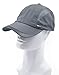 Melesh - Adjustable Summer Mesh Golf Outdoor Sport Visor Fishing Baseball Hat Cap (Gray)