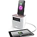 iHome iPL24 Dual Alarm FM Clock Radio with Lightning Connector for iPhone 5/5S/SE 6/6Plus 6S/6SPlus w/USB Out Charging- Rose Gold