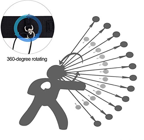 Boxing Reflex Ball Head Fight Ball Reflex on String Portable Boxing Training Ball Boxing Equipment with Headband for Training, Hand-Eye Coordination and Fitness