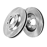 Callahan FRONT 297 mm Premium OE 5 Lug [2] Brake Disc Rotors Pair CRK01437
