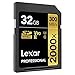 Lexar Professional 2000x 32GB SDHC UHS-II Card (LSD32GCBNA2000R)