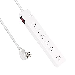 EXTRASTAR 6-Outlets Surge Protector, Flat Plug