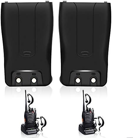 Abeden Replacement Rechargeable Battery 3.4V 2800mAh Li-ion Battery Pack Compatible with Baofeng BF-888S/ BF-777S/ BF-666S/ H777/C1 Handheld Two Way Radio Walkie Talkies 2 Pack
