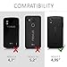 kwmobile Flip Case for LG Google Nexus 5 - Book Style Protective Front Flip Cover Smartphone Case - Black
